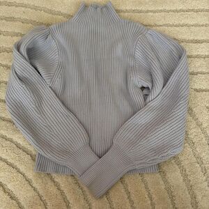 Zara Baby Blue High Neck Sweater